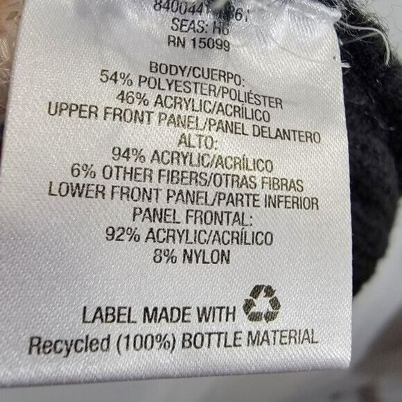 Metaphor Sweater Color Block Black Cream‎ Womens Medium Top Long Sleeve EUC - Picture 4 of 6